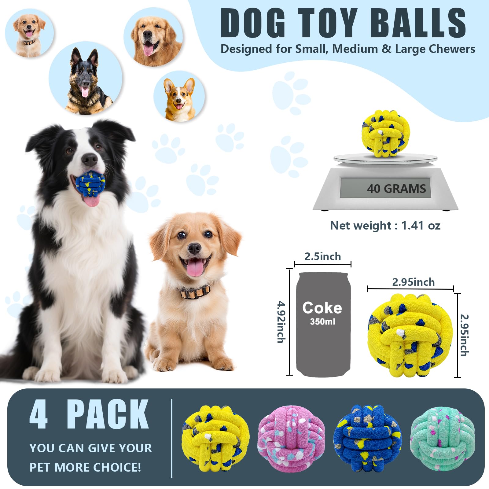 Magicorange dog balls colorful-bounce enhances engagement during playtime.