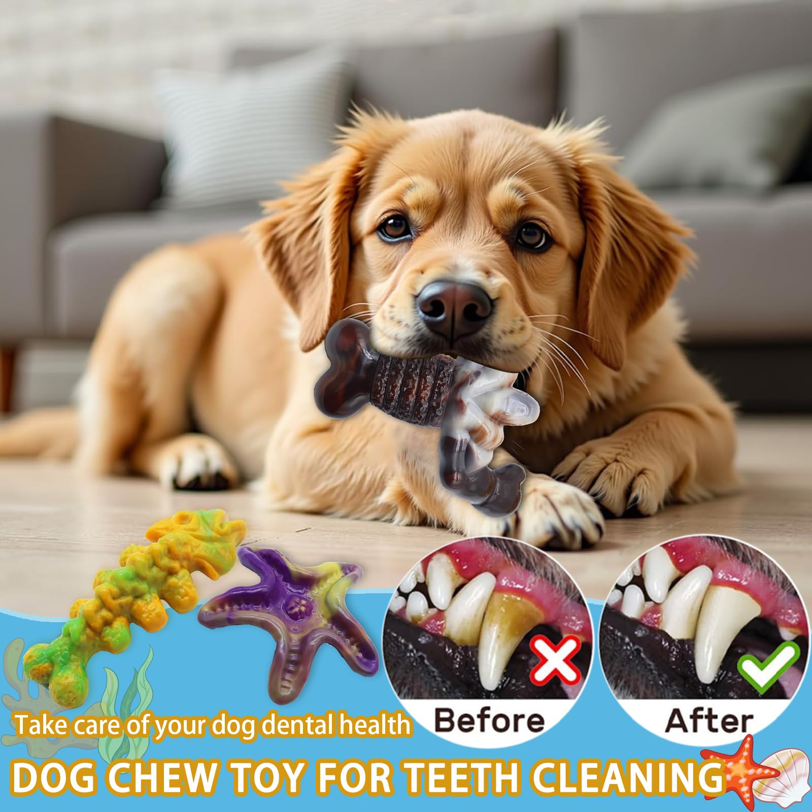 Magicorange nylon chew toy for medium to large breeds demonstrates durability
