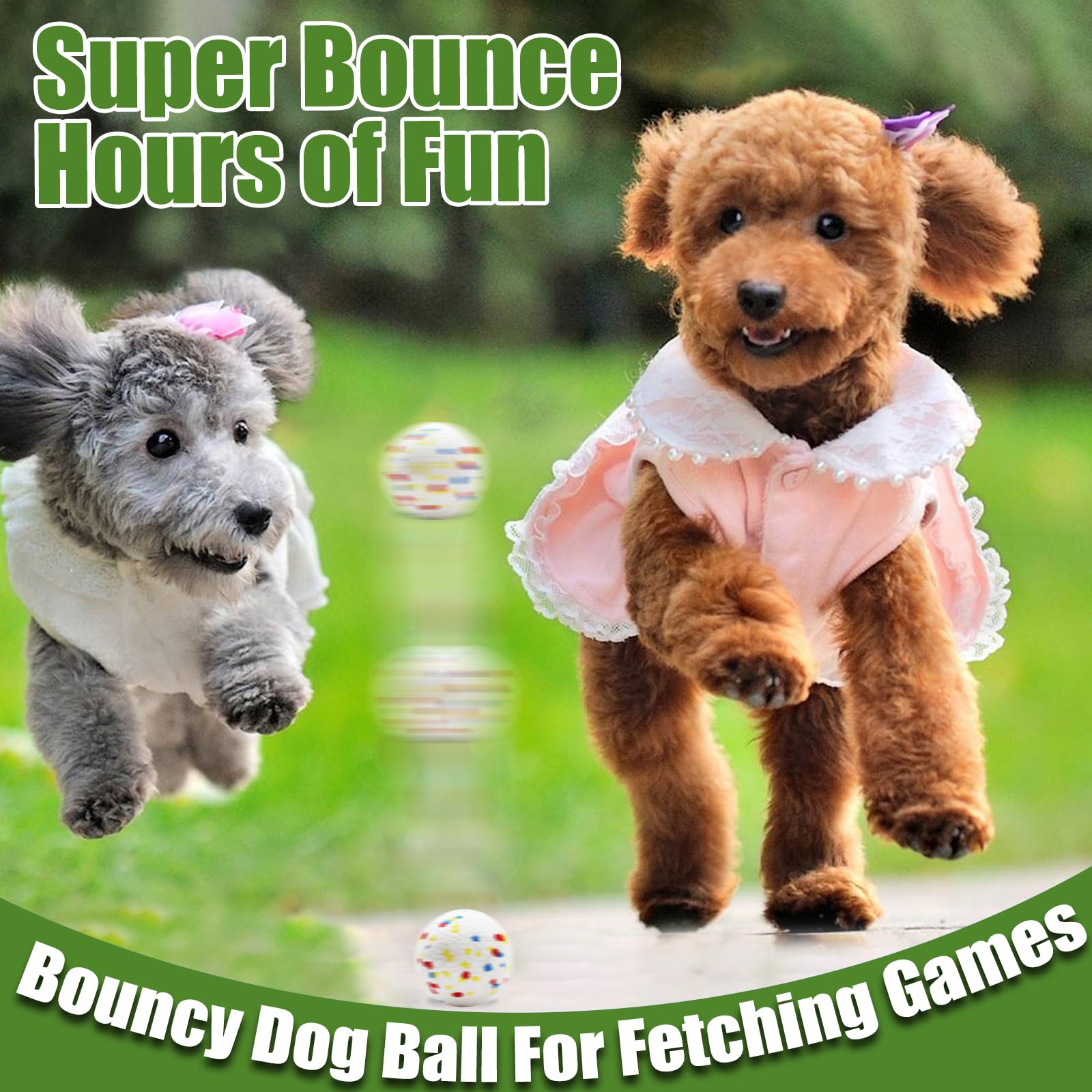 Magicorange easy-clean dog balls resist slobber and dirt