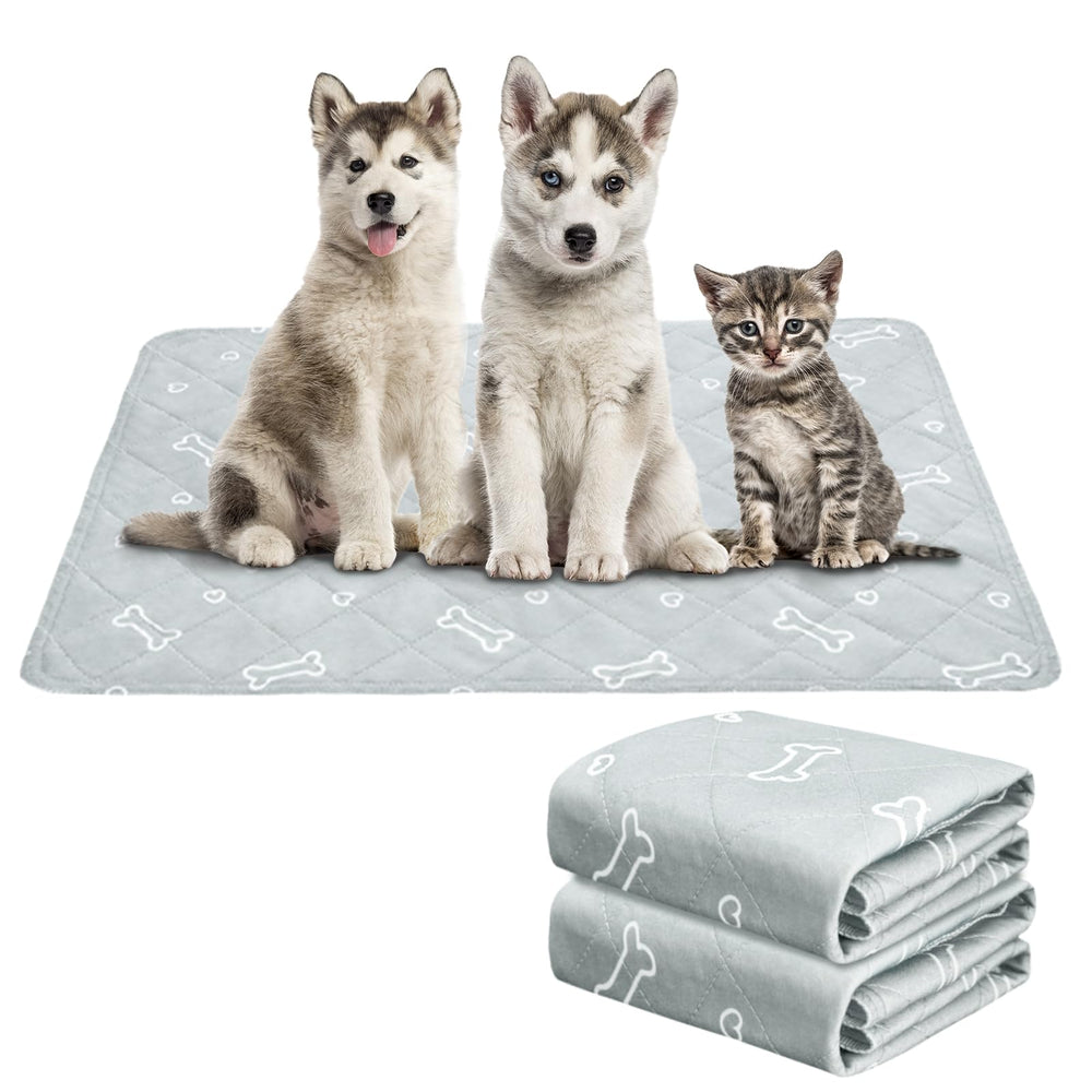 Non-slip dots keep pad in place on wood or tile floors.