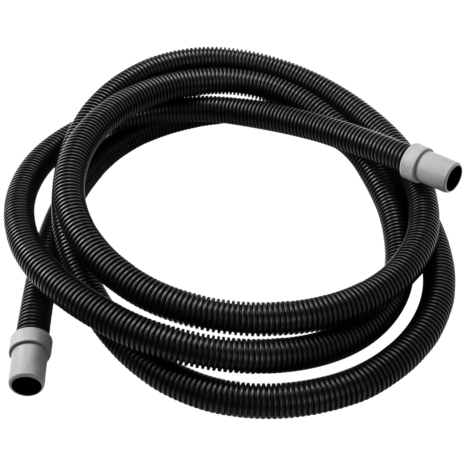 Magluv A20015 ribbed hosing closeup highlighting durable plastic construction for steady filtration.