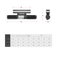 MagTool wave maker crossflow outlet close-up shows broad circulation