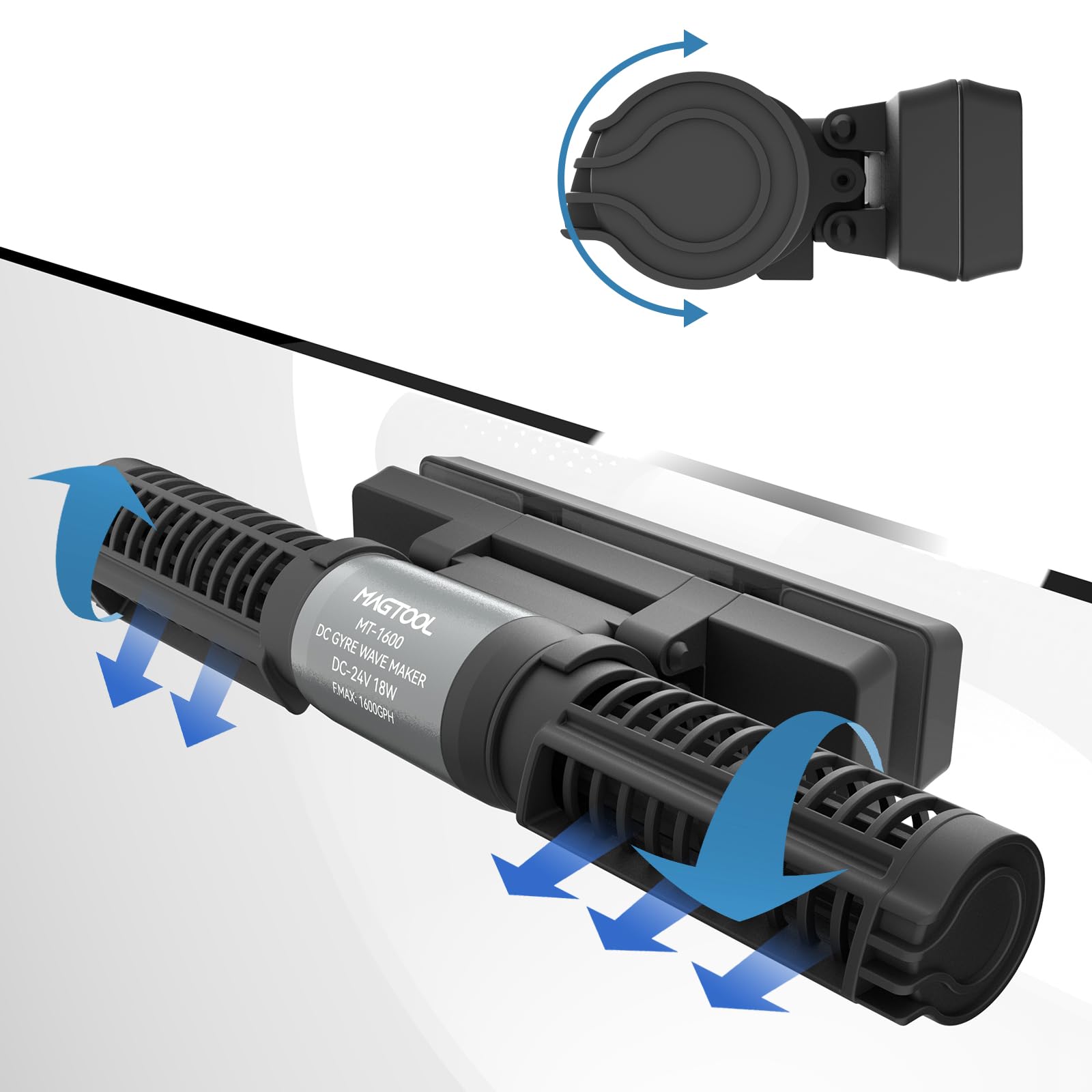 MagTool MT-1600 pulse mode demonstrates adjustable wave frequency
