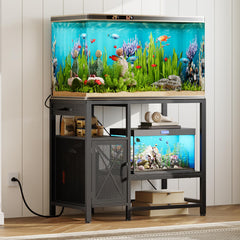 MAHANCRIS 40-50 gallon tank stand image shows compact design for organized setups.