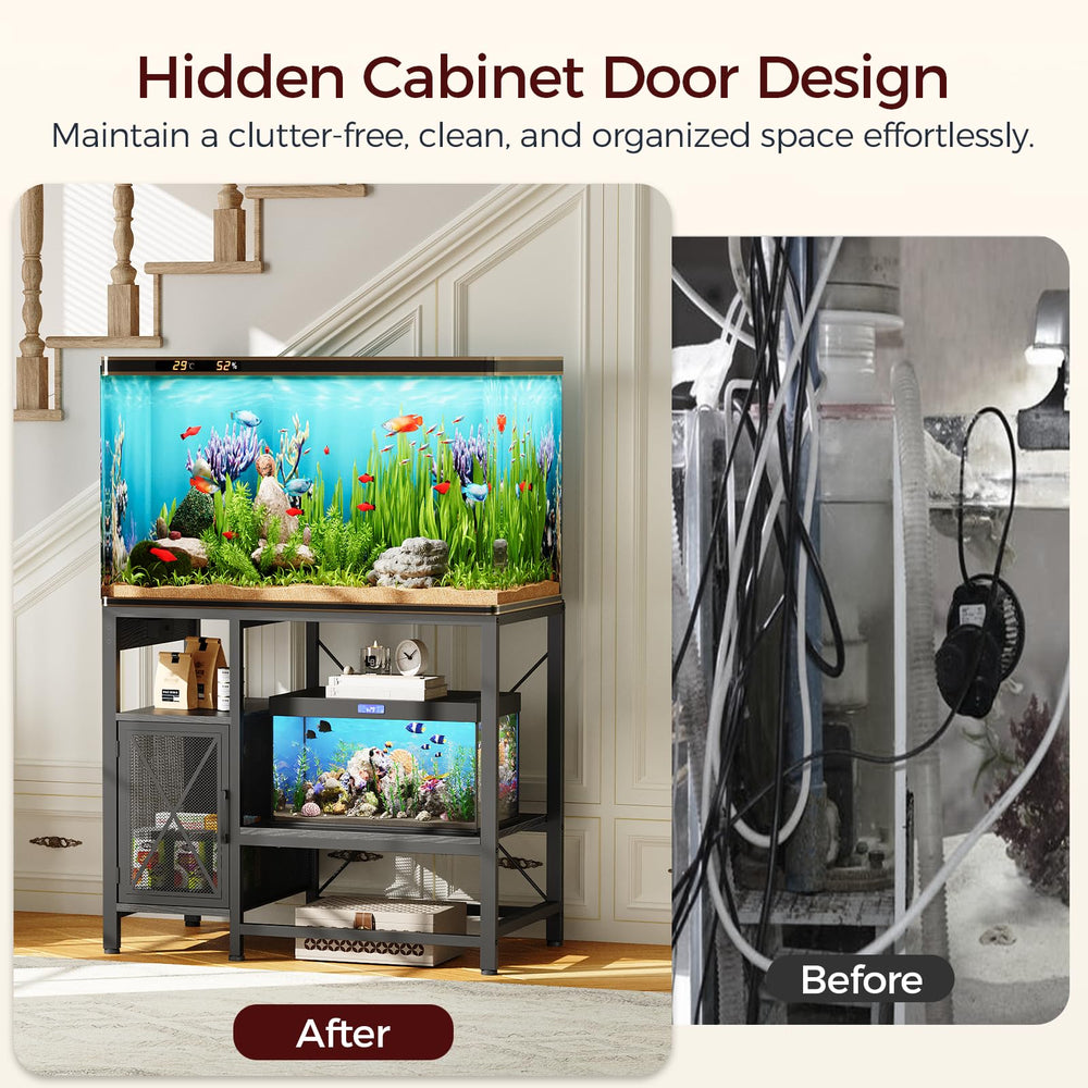 MAHANCRIS stand with six adjustable feet ensures stable placement.
