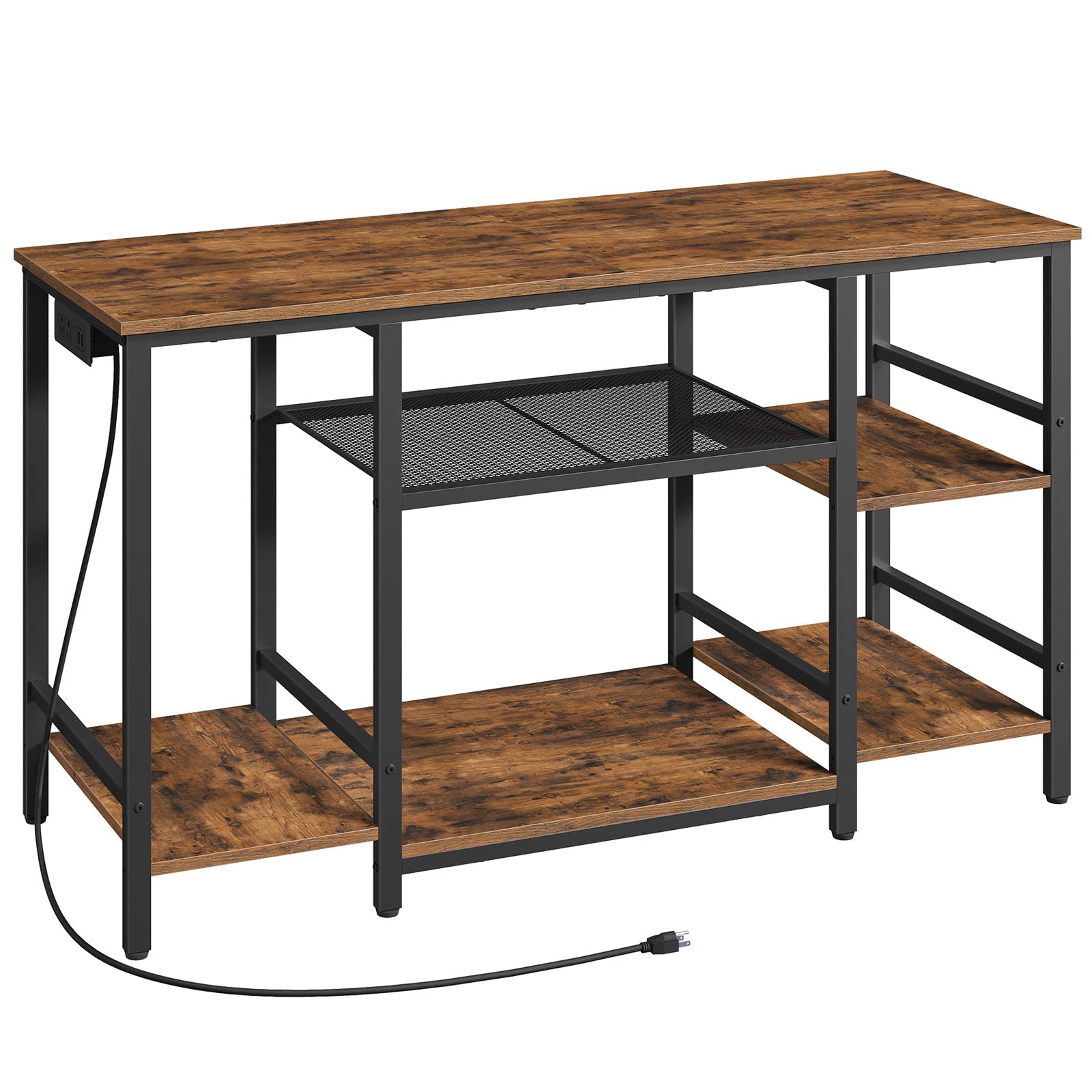 MAHANCRIS bottom storage shelf provides extra space for gear.