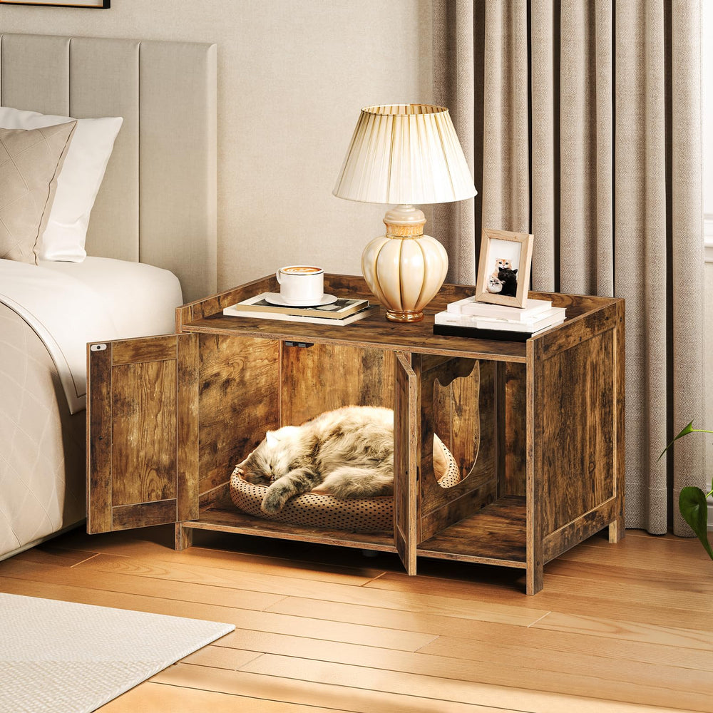 MAHANCRIS cat-washroom-storage wooden cabinet highlights versatile storage and design