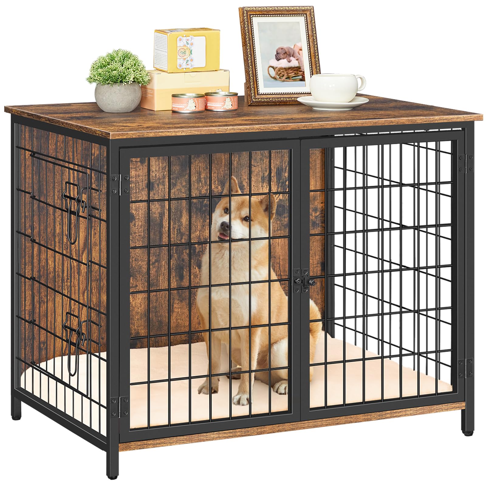 MAHANCRIS crate suitable for small to large dogs with durable design.