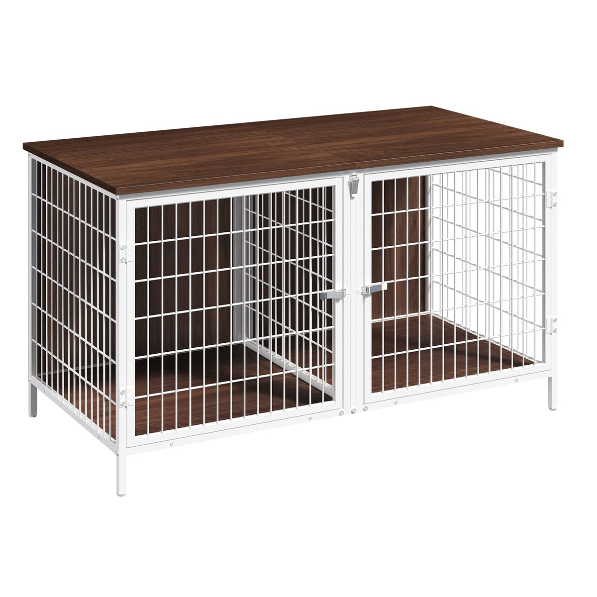 MAHANCRIS dog crate furniture top panel display adds extra surface for decor and gear.