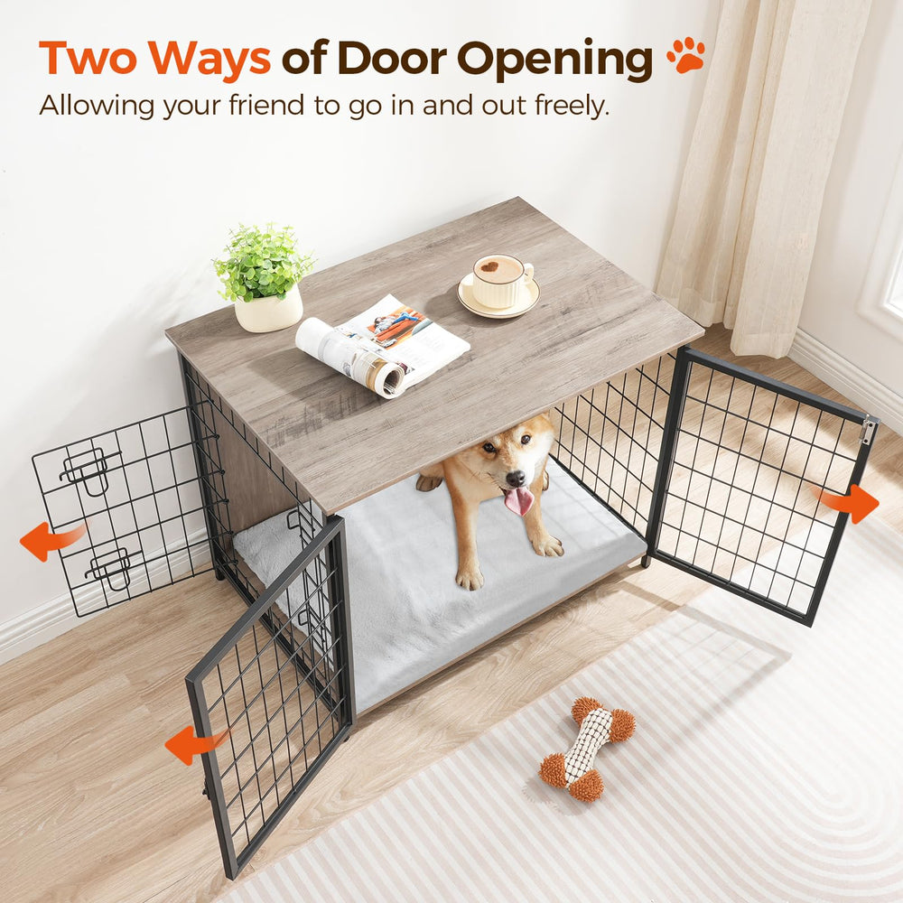 MAHANCRIS dog crate with 154 lb load capacity for sturdy use
