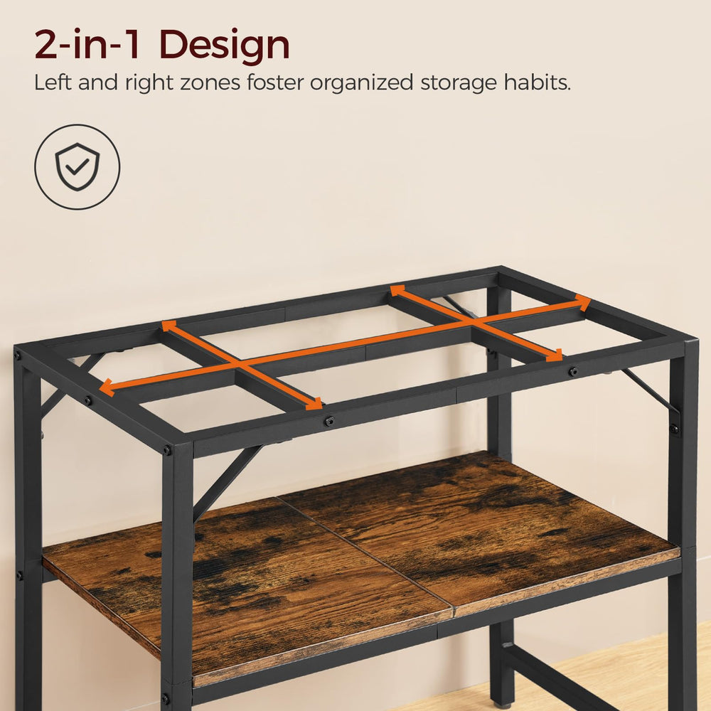 MAHANCRIS rustic brown finish complements home decor and modern living spaces.