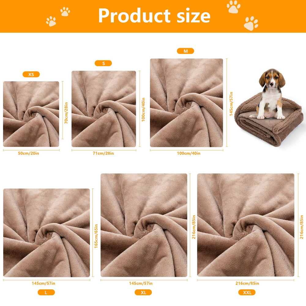 Maidewow dog blanket lightweight design travels easily for trips and outdoor adventures.