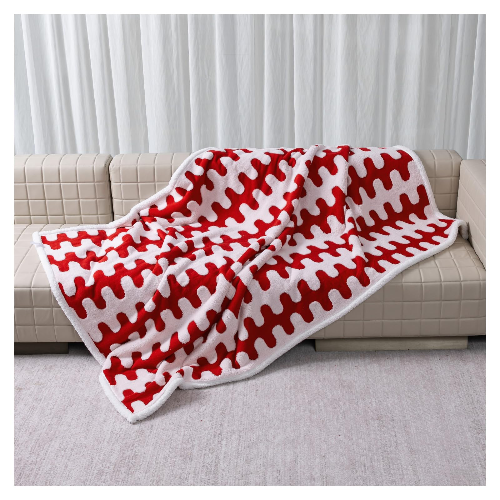 Maidewow lightweight blanket travels easily for trips and camping