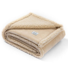 Maidewow waterproof dog blanket sherpa-side offers plush warmth for pets.