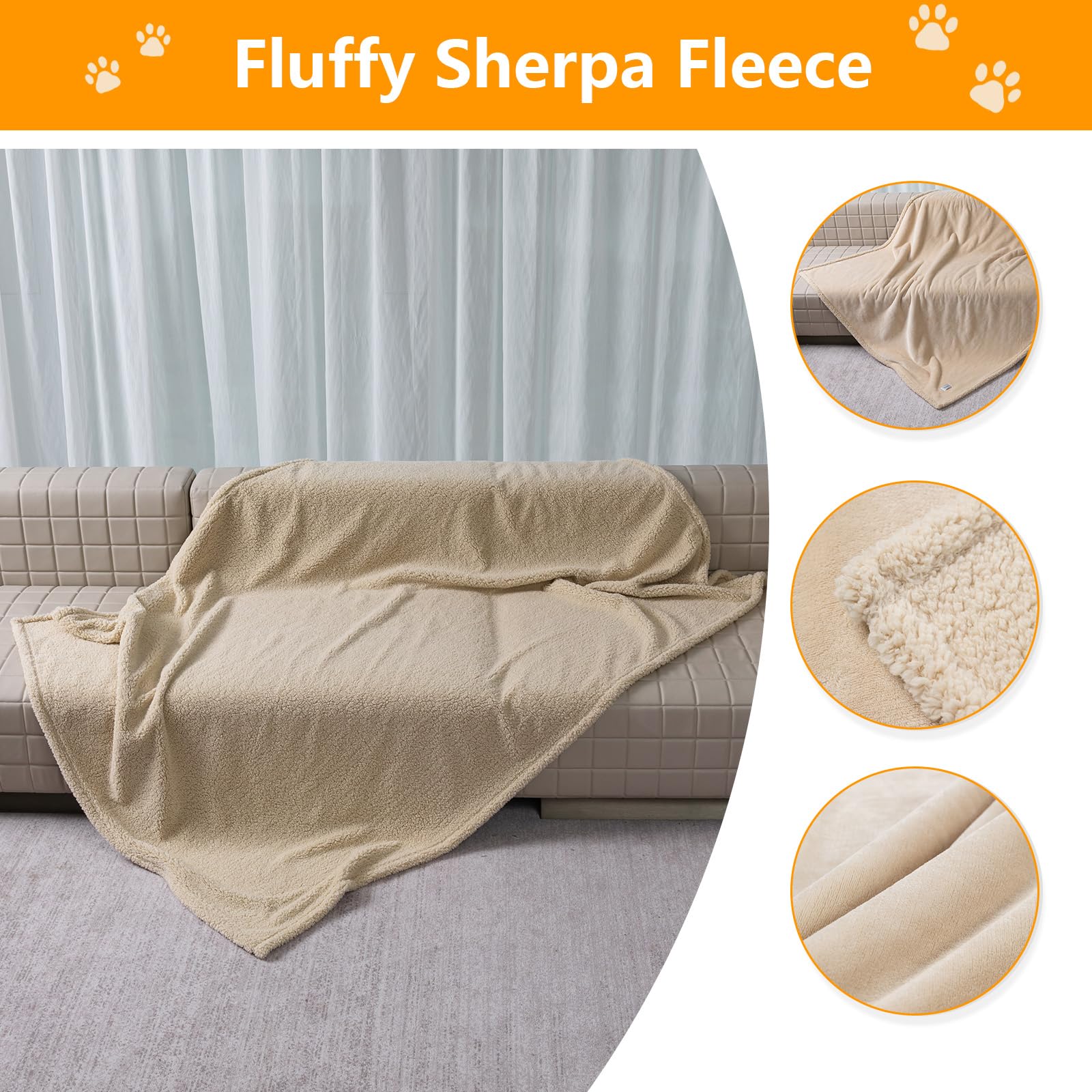 Maidewow waterproof inner layer protects furniture from moisture and spills.