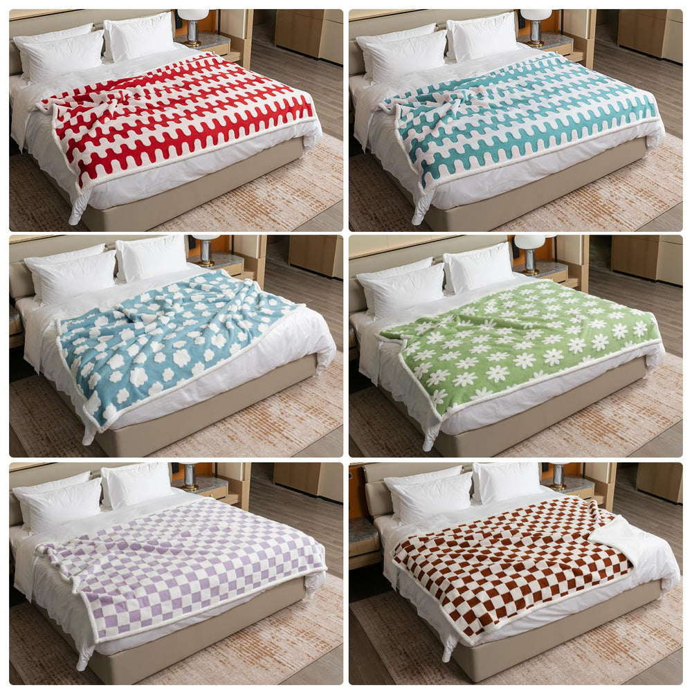 Maidewow waterproof pet blanket green flower color adds fresh, pet-friendly style to rooms.