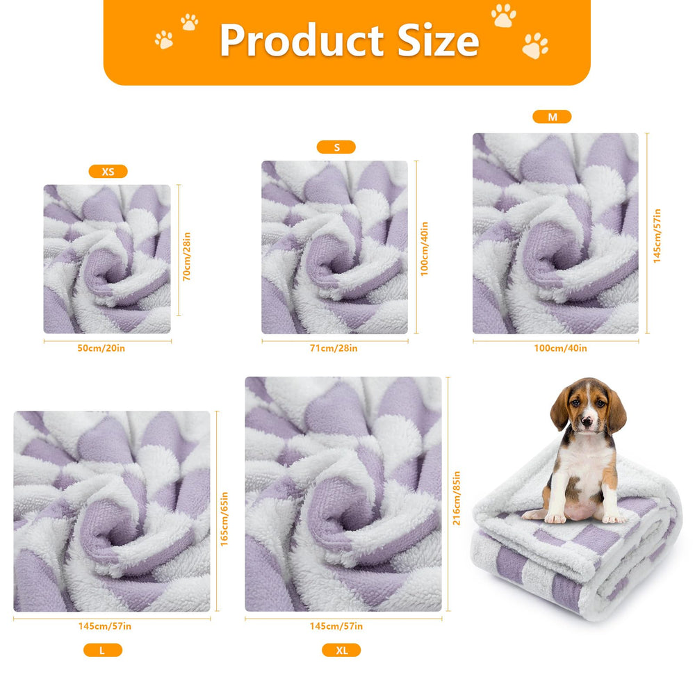 Maidewow waterproof pet blanket sherpa inside layer shown for warmth and comfort.