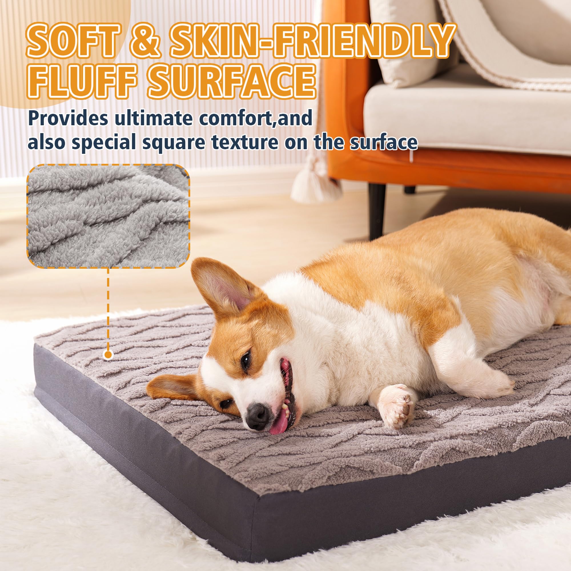 Maihandasi memory foam close-up highlights high-density foam for pressure relief.