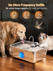 MAILOFY fountain with visible window for easy monitoring