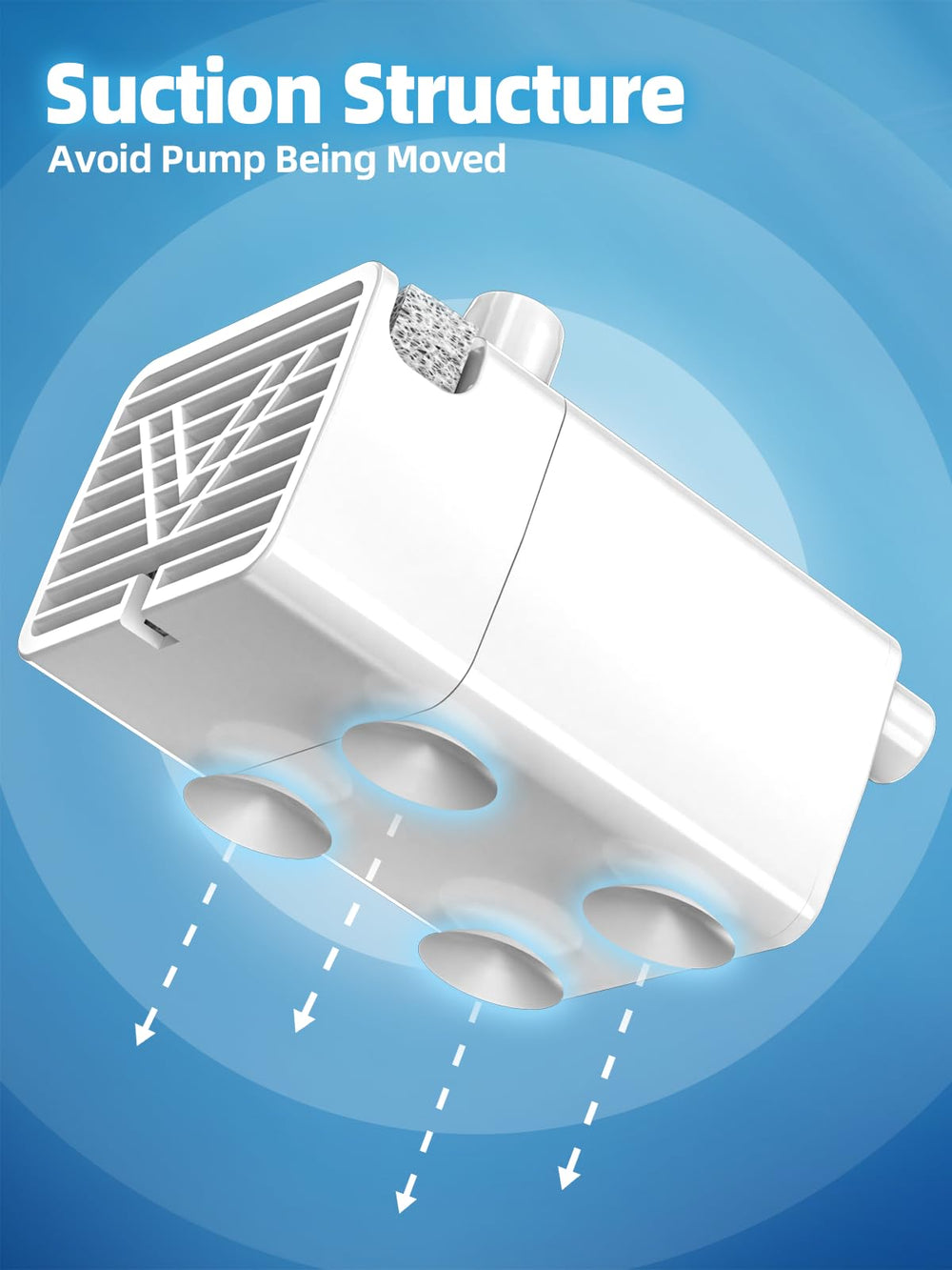 MAILOFY ultra-quiet pump ensures peaceful operation during pet drinking.