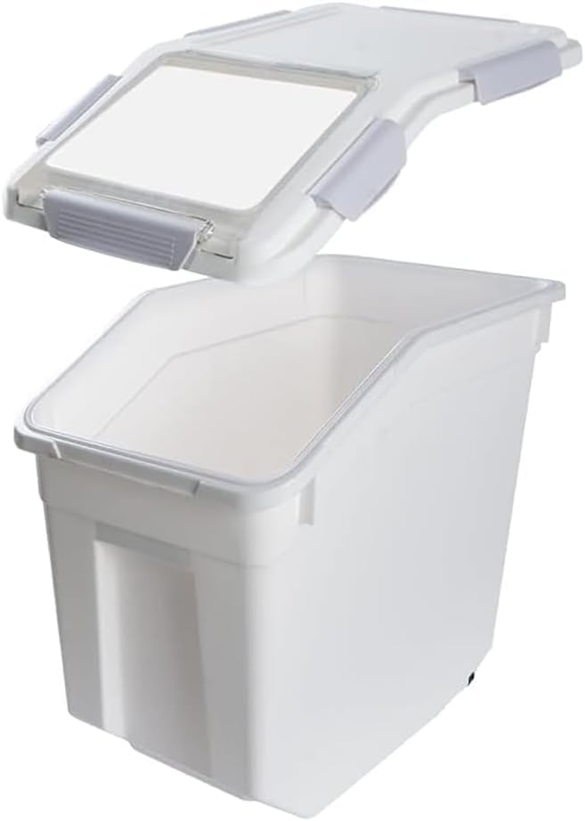 Mairuker two-pack in a pantry setup demonstrates organized storage and accessibility.