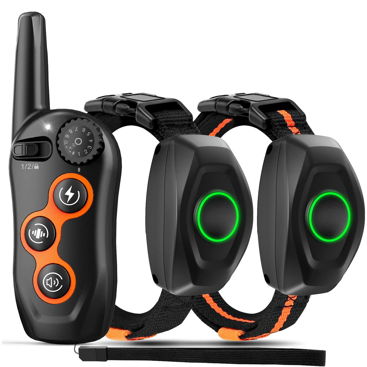 MAISOIE dog training collar receiver demonstrates IPX7 waterproof durability for outdoor adventures.