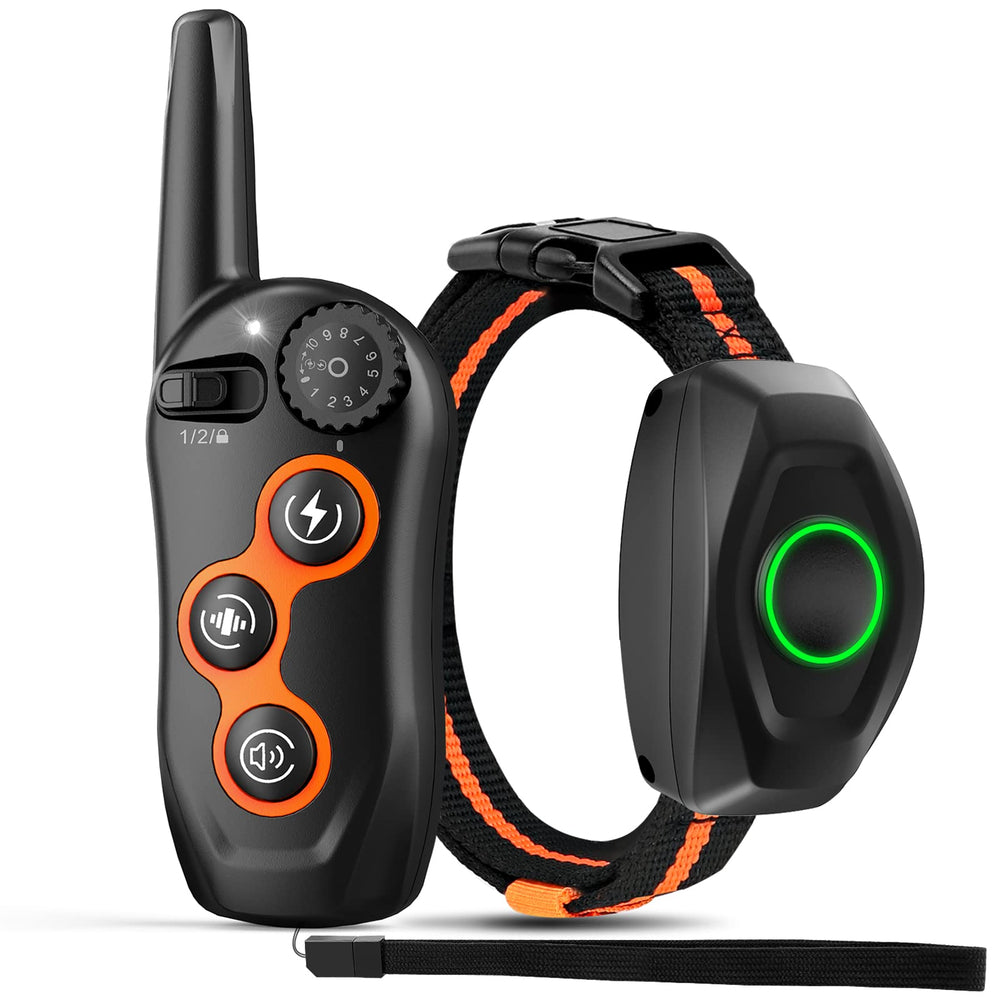 MAISOIE dog training collar receiver with IPX7 waterproof protection for wet conditions and swims.