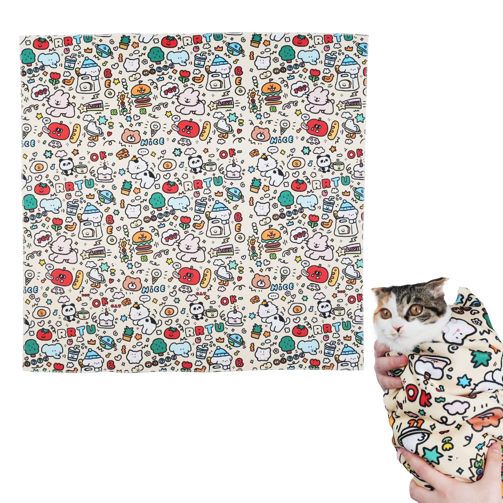 maiwoste elephant cat wrap reduces stress during care moments