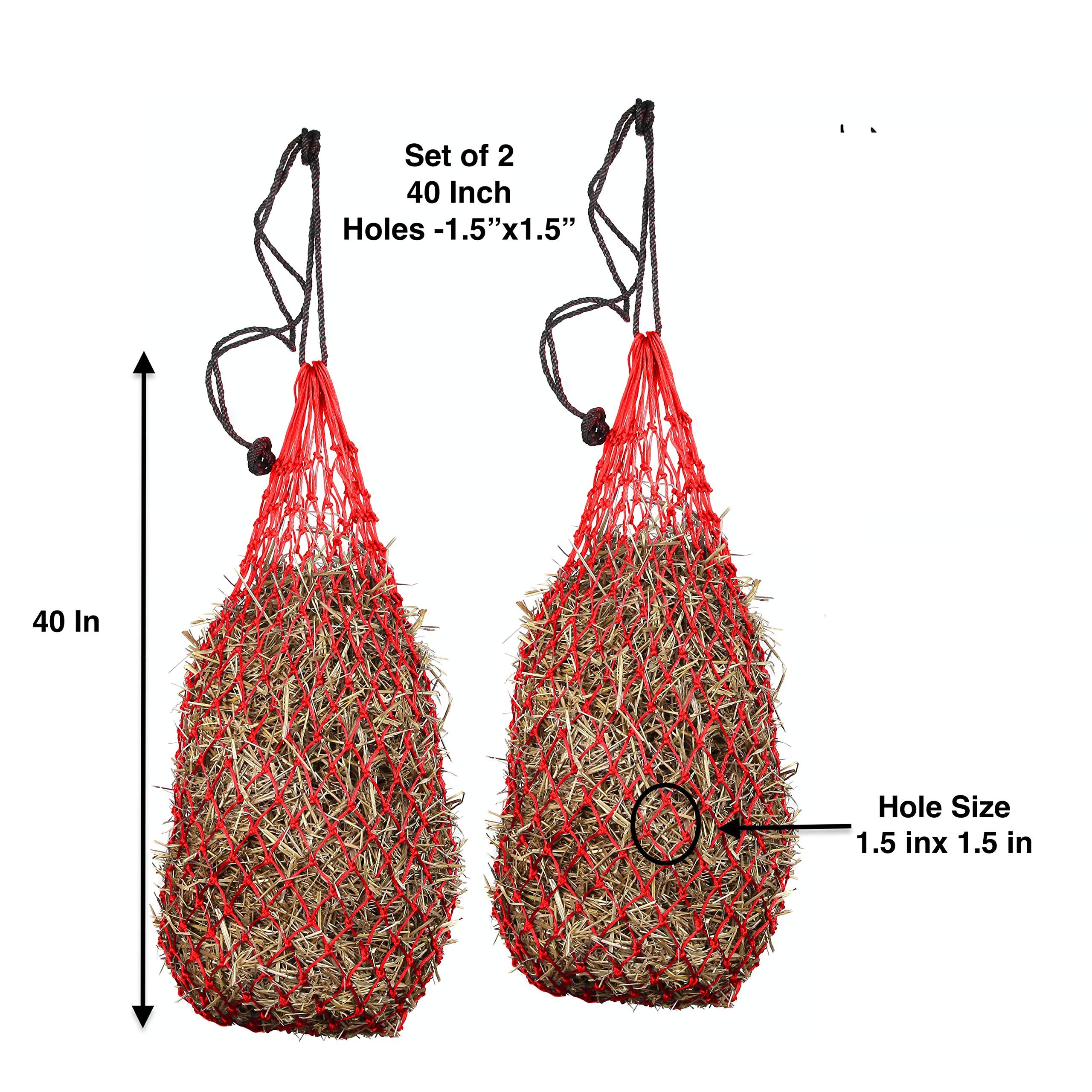 Majestic Ally hay net with durable nylon top rope for rugged daily use