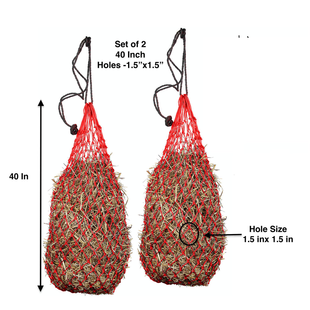 Majestic Ally hay net with durable nylon top rope for rugged daily use