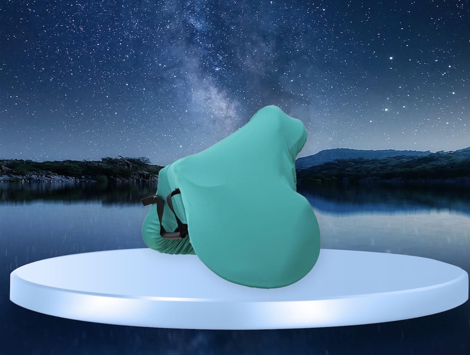 Majestic Ally saddle cover color-options turquoise among multiple colors to match tack