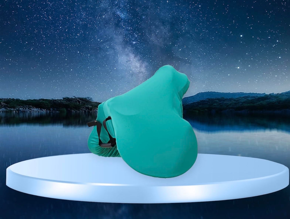 Majestic Ally saddle cover color-options turquoise among multiple colors to match tack