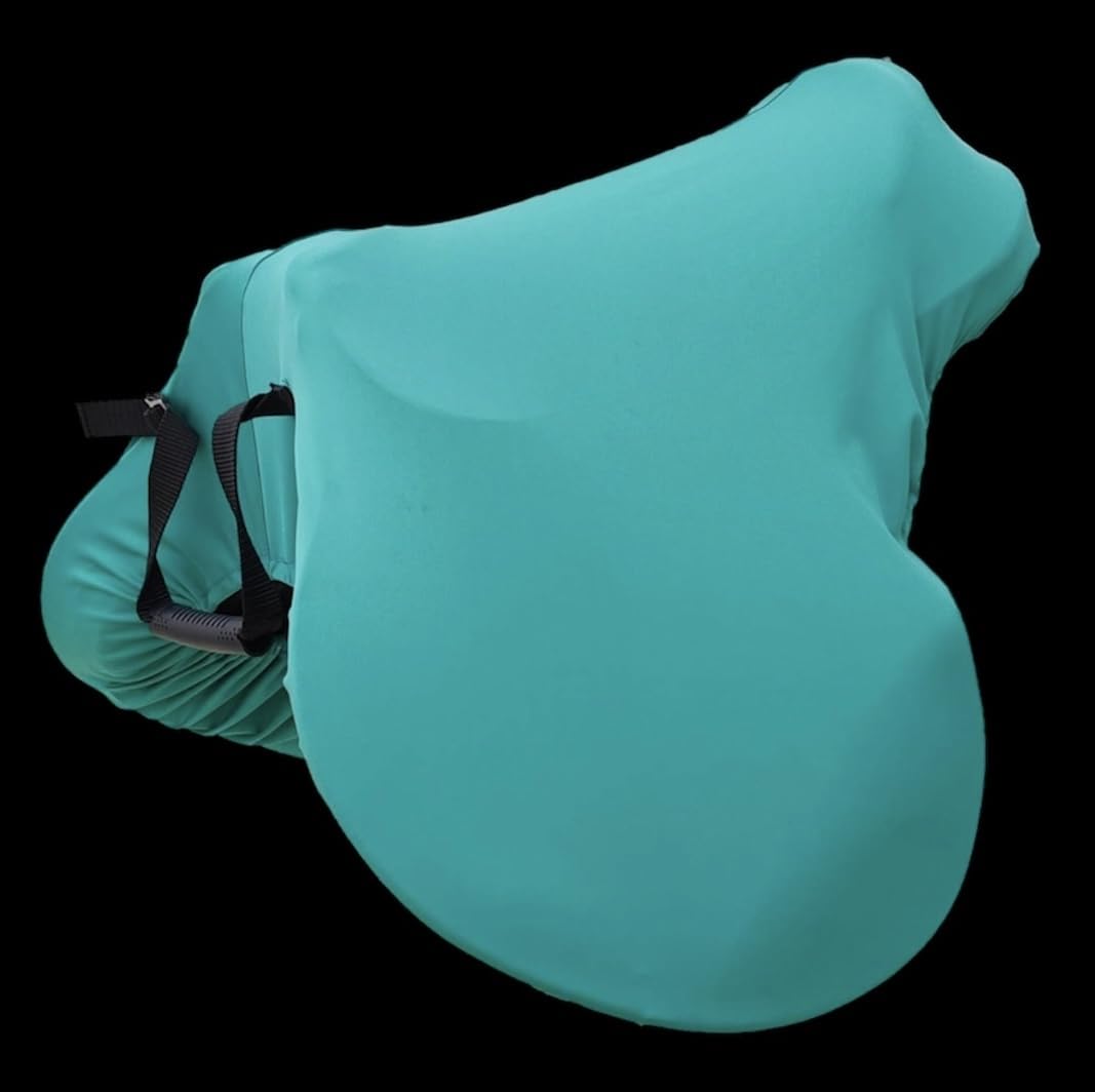 Majestic Ally saddle cover elastic-edges-secure keeps cover in place during travel