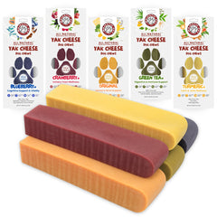 Majestic Pet Himalayan Chews packaging showcases natural ingredients and breed suitability.