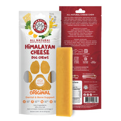 Majestic Pet Himalayan Cheese Chews en empaque, masticables naturales que ayudan a la limpieza dental.