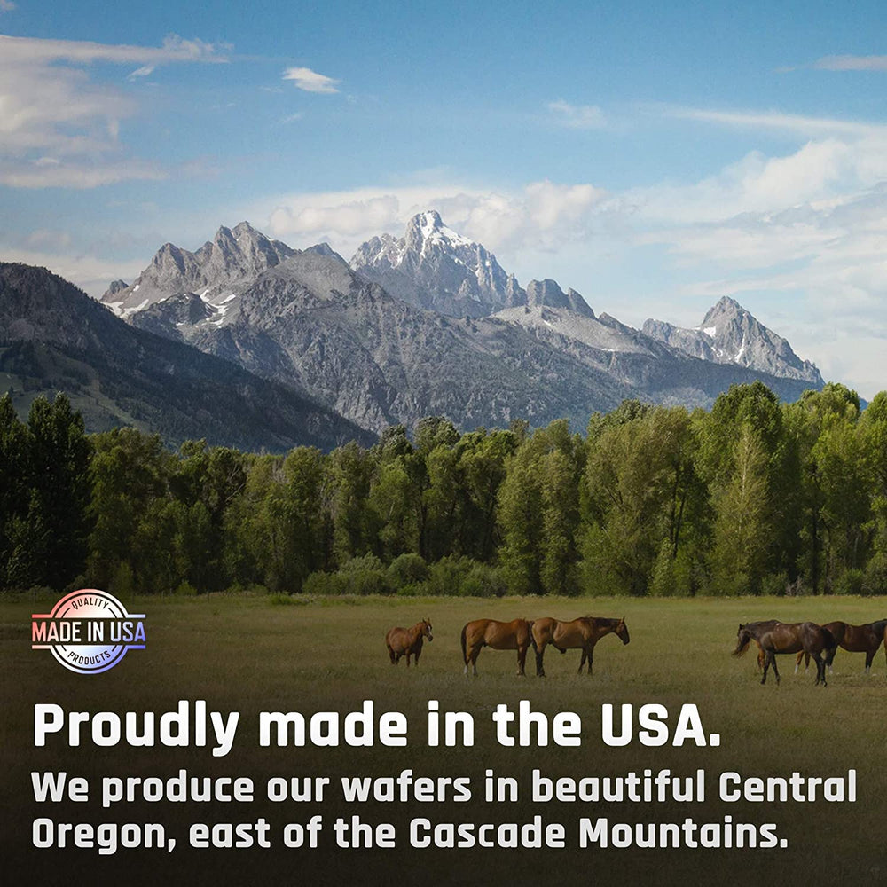 Majesty's FlexXT wafer label highlights high supplement levels.