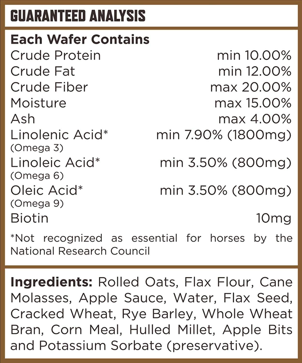 Close-up of Majesty's Omega Wafers highlighting the tasty wafer form for high feedability