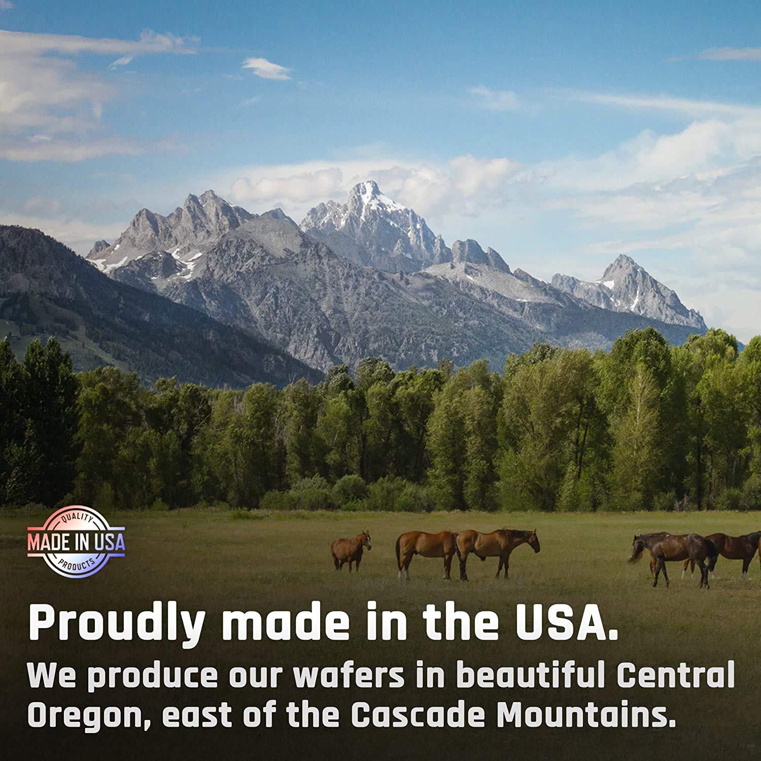 Made in USA: Majesty's Omega Wafers produced in Central Oregon with quality focus