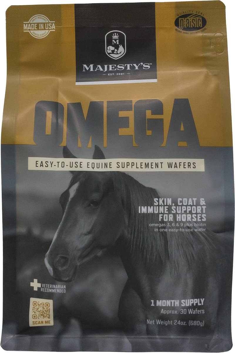 Majesty's Omega Wafers offer easy, waste-free supplementation for daily feeding.