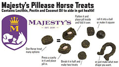 Majesty's PillEase wrap one-ounce wafer closeup highlights breakable design for pill size fit.