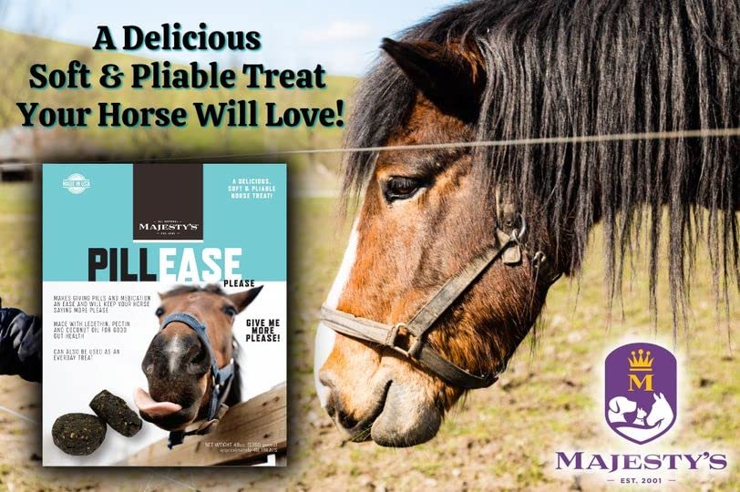 Majesty's PillEase wrap USA-made badge reinforces domestic manufacturing quality.