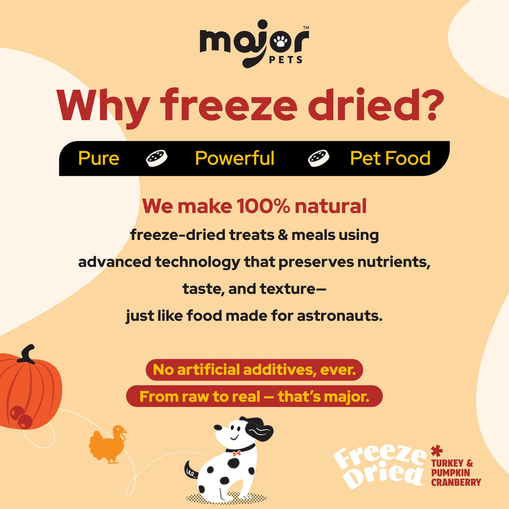 Major Pets USA-made resealable pouch preserves freshness for long-lasting, convenient dog treats at home or on walks.
