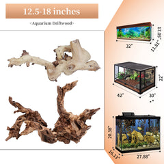 Majoywoo driftwood fewer-branches aquarium decor clean focal point.