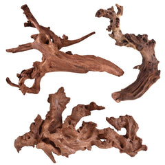majoywoo natural coral driftwood branch 6-10 inches adds natural habitat for fish