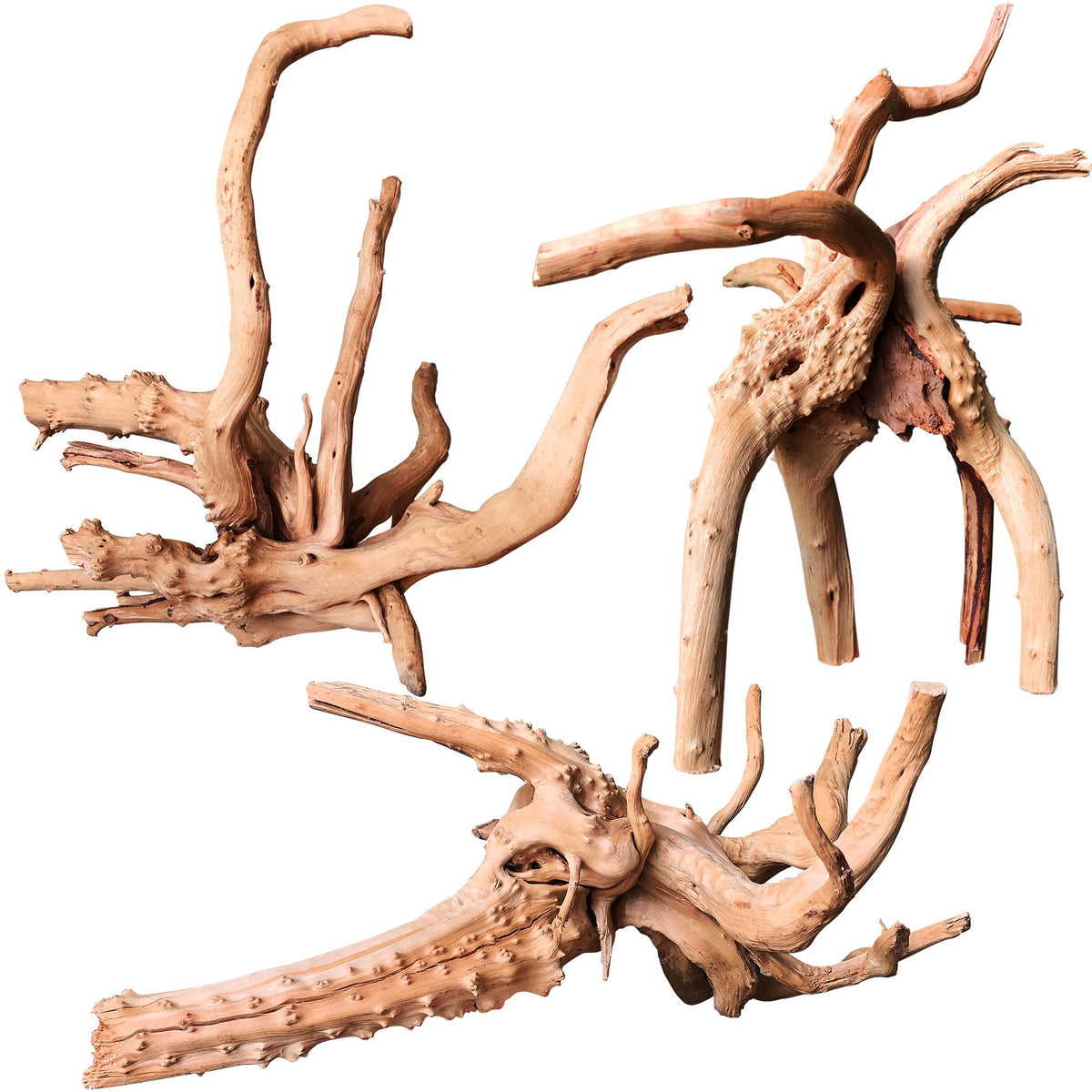 majoywoo spider wood branch 7-11-inch enhances aquarium decor with natural shelter