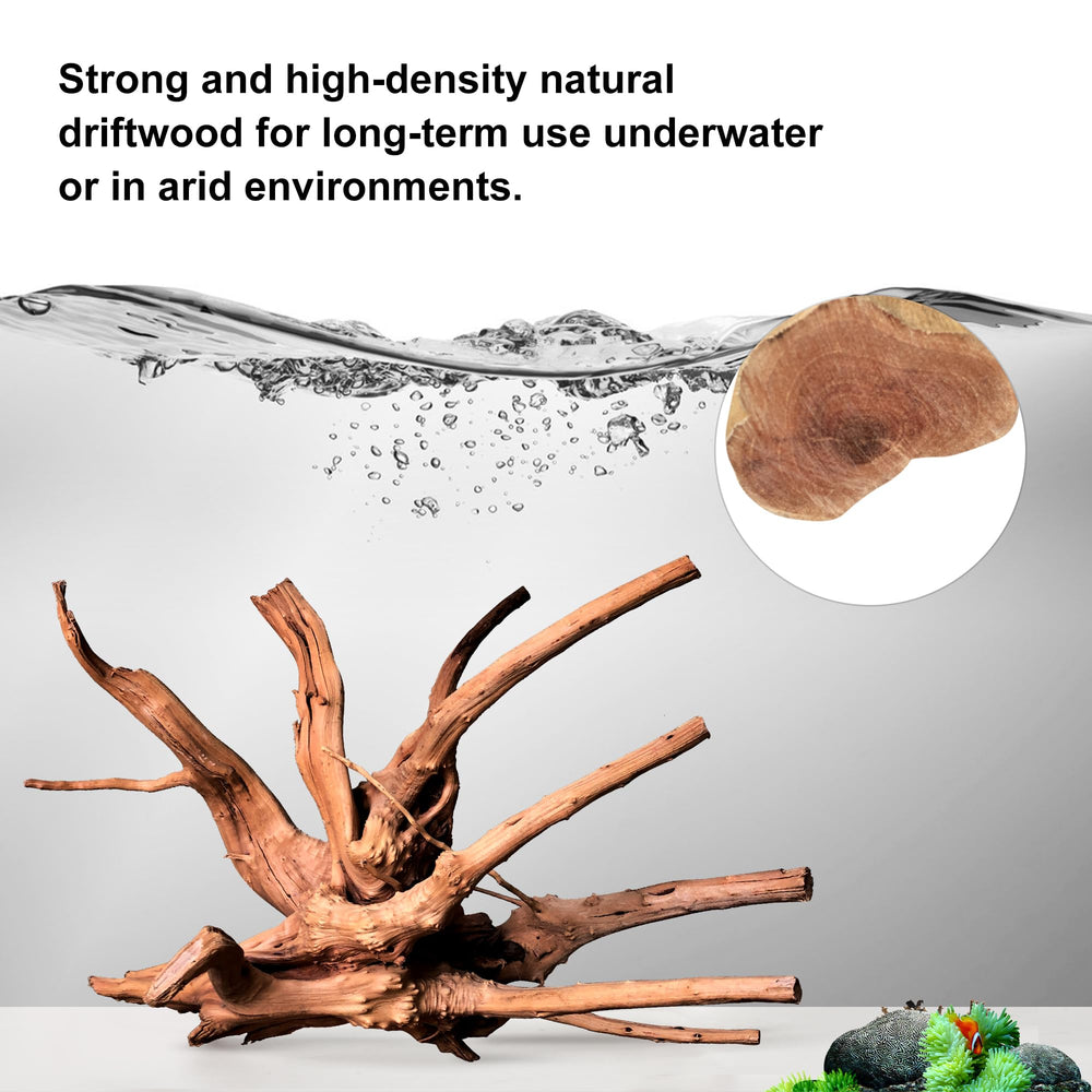majoywoo spider wood branch 7-11-inch adds realistic driftwood texture to fish tank