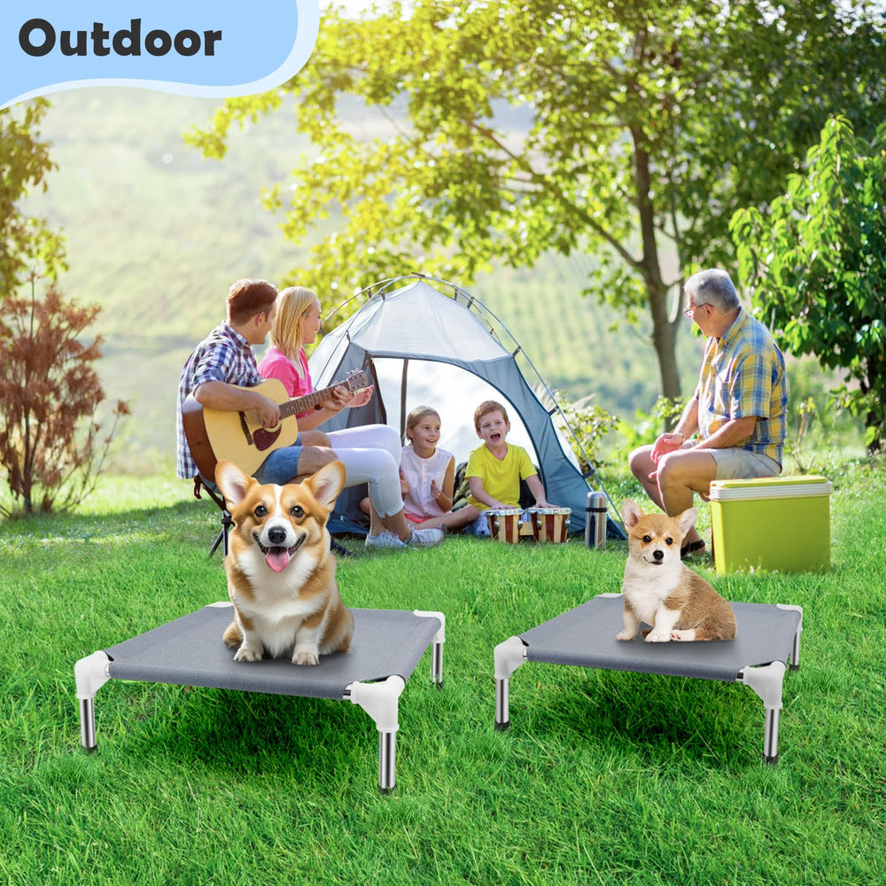 Makerfire dog bed available in small, medium, and large sizes