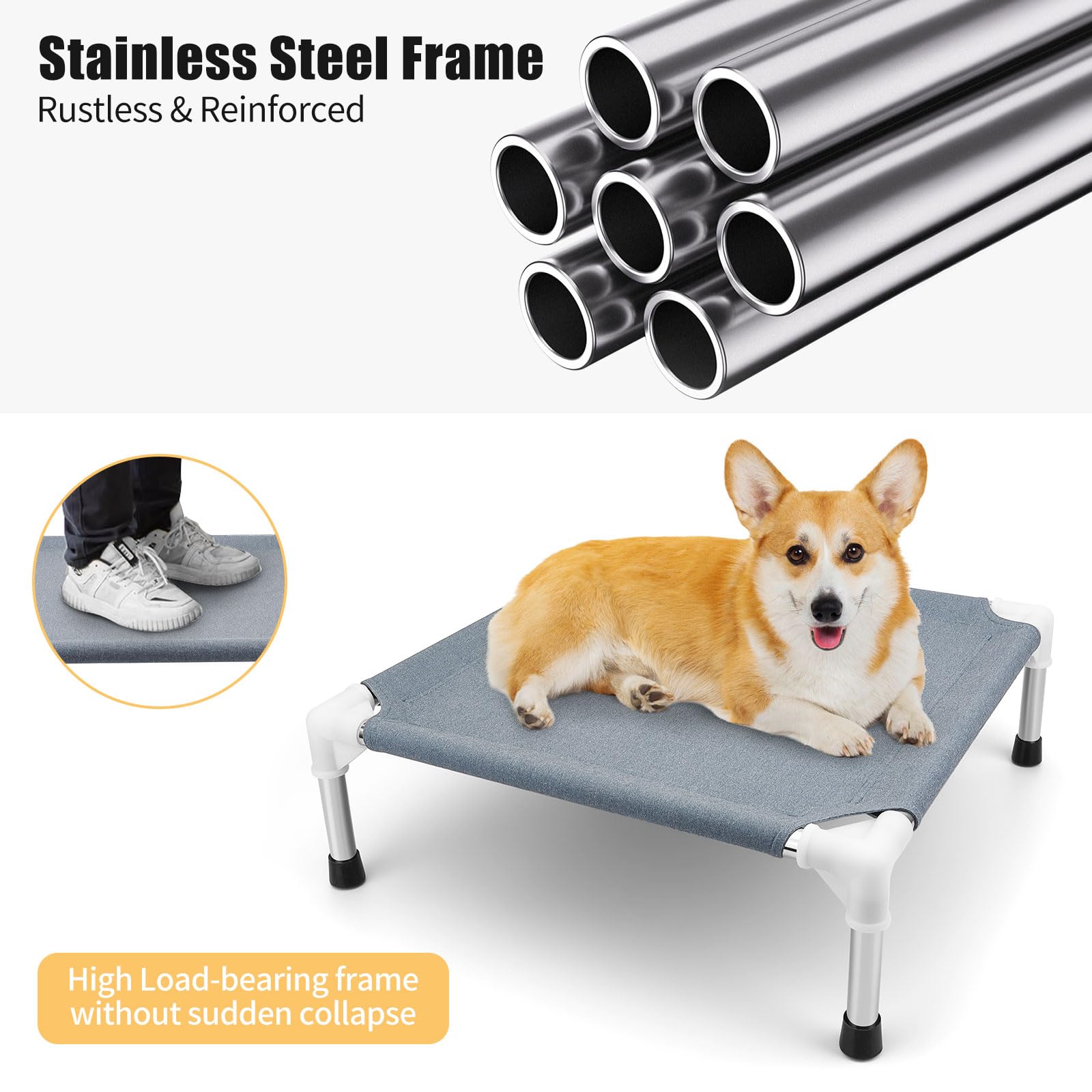 Makerfire dog bed compact storage after disassembly