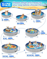 Makigahara dog pool slip-resistant bottom ensures stable bathing sessions.