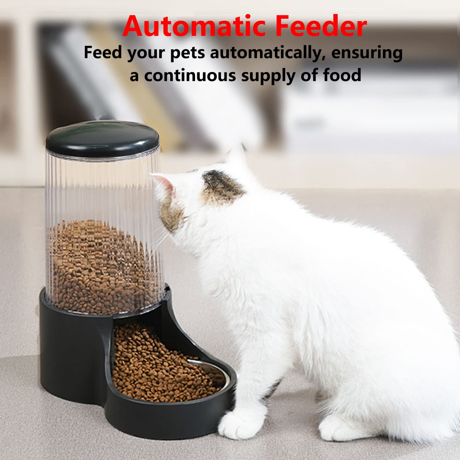 Makikuser gravity feeder wide opening highlights spill-free refills.